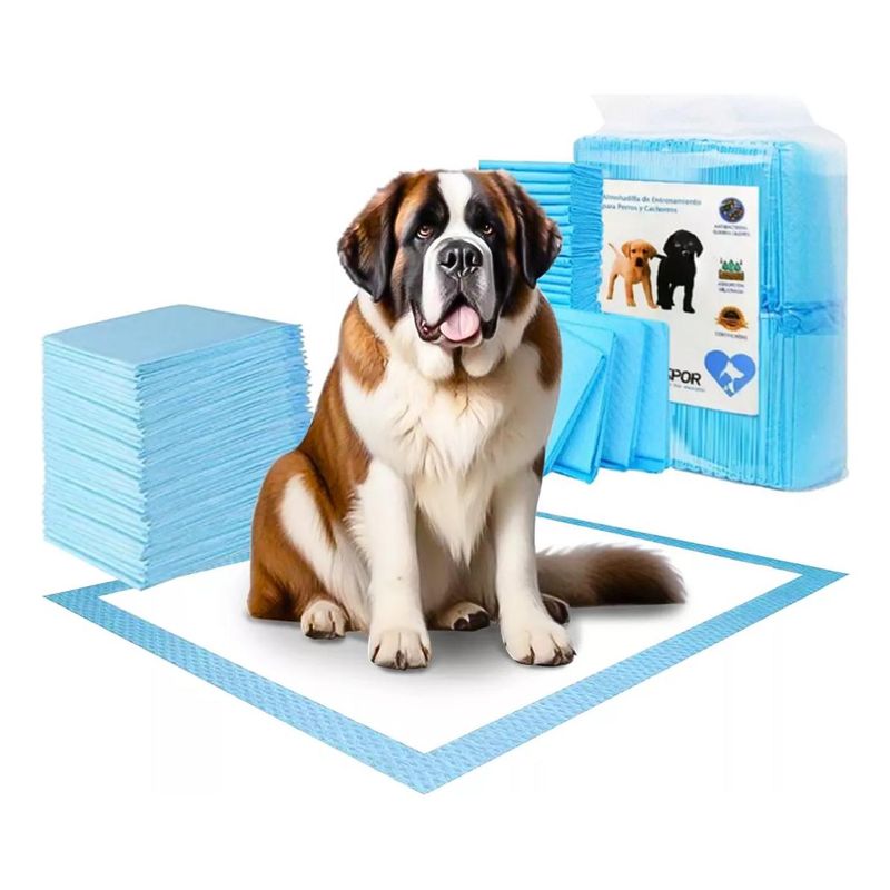 GENERICO - Pañales Desechables para Mascotas 60x60cm - Pack de 200 Unidades