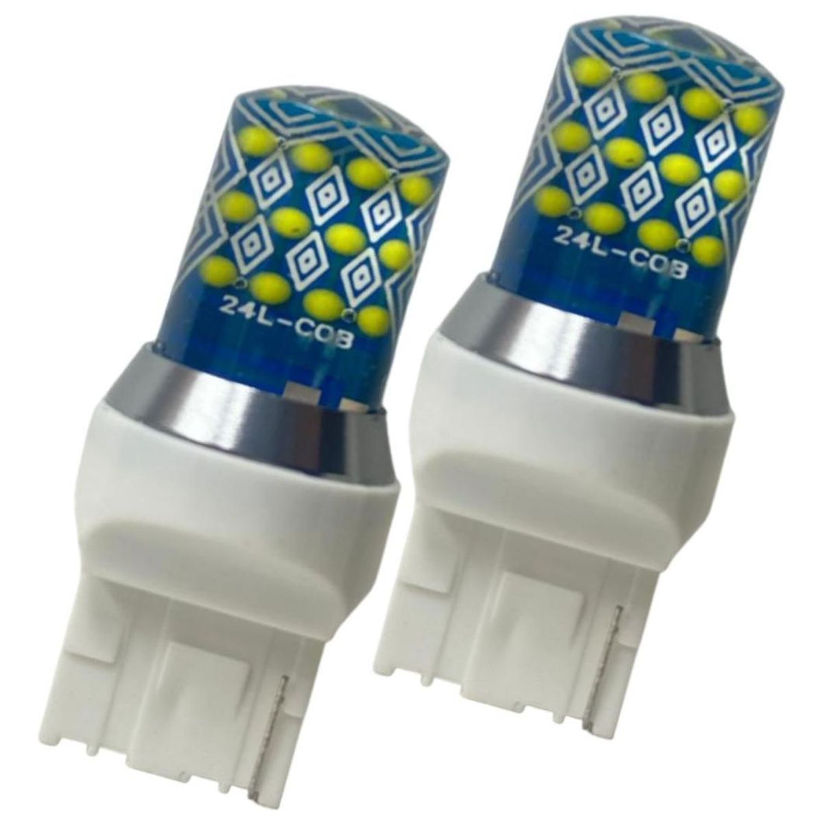 GENERICO - Set de 10 Ampolletas LED T20 12V Siliconado Blanca