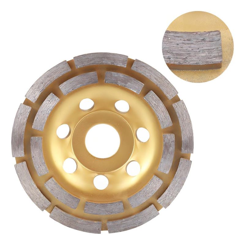 GENERICO - Disco de Pulir Diamantado Copa 115mm Doble Segmento