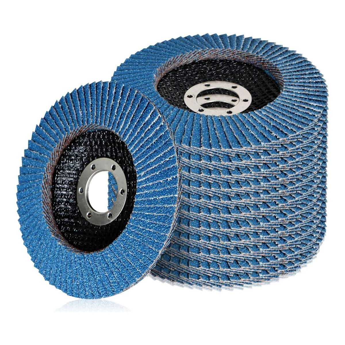 GENERICO - Pack de 10 Discos de Lija para Madera 115x22mm