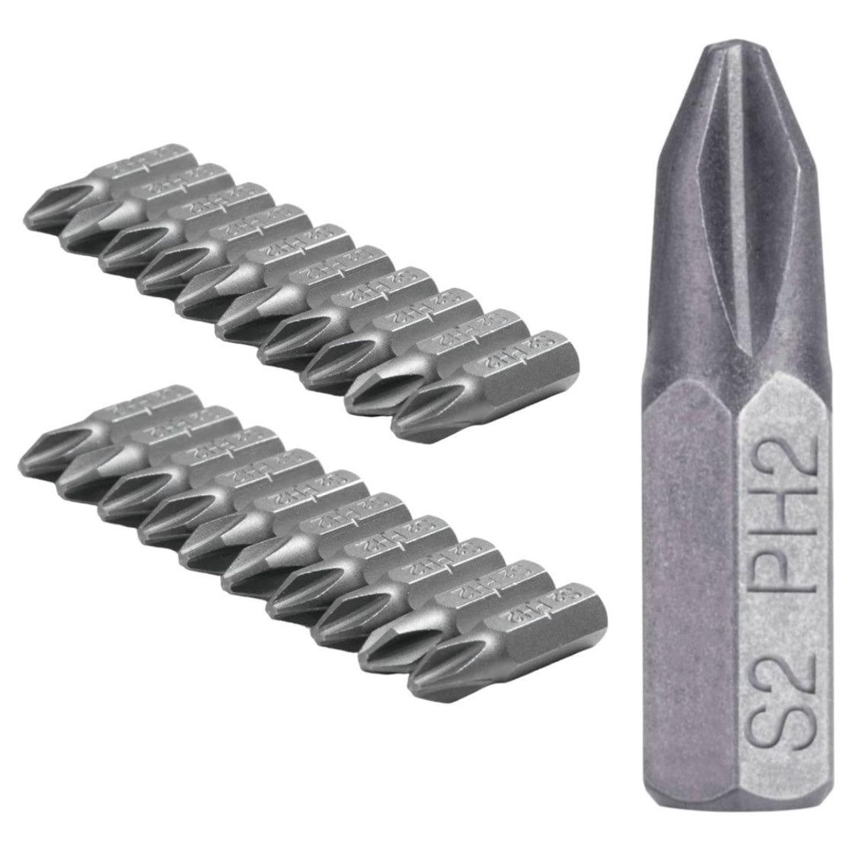 GENERICO - Juego de 40 Puntas Magnéticas de Destornillador de Impacto