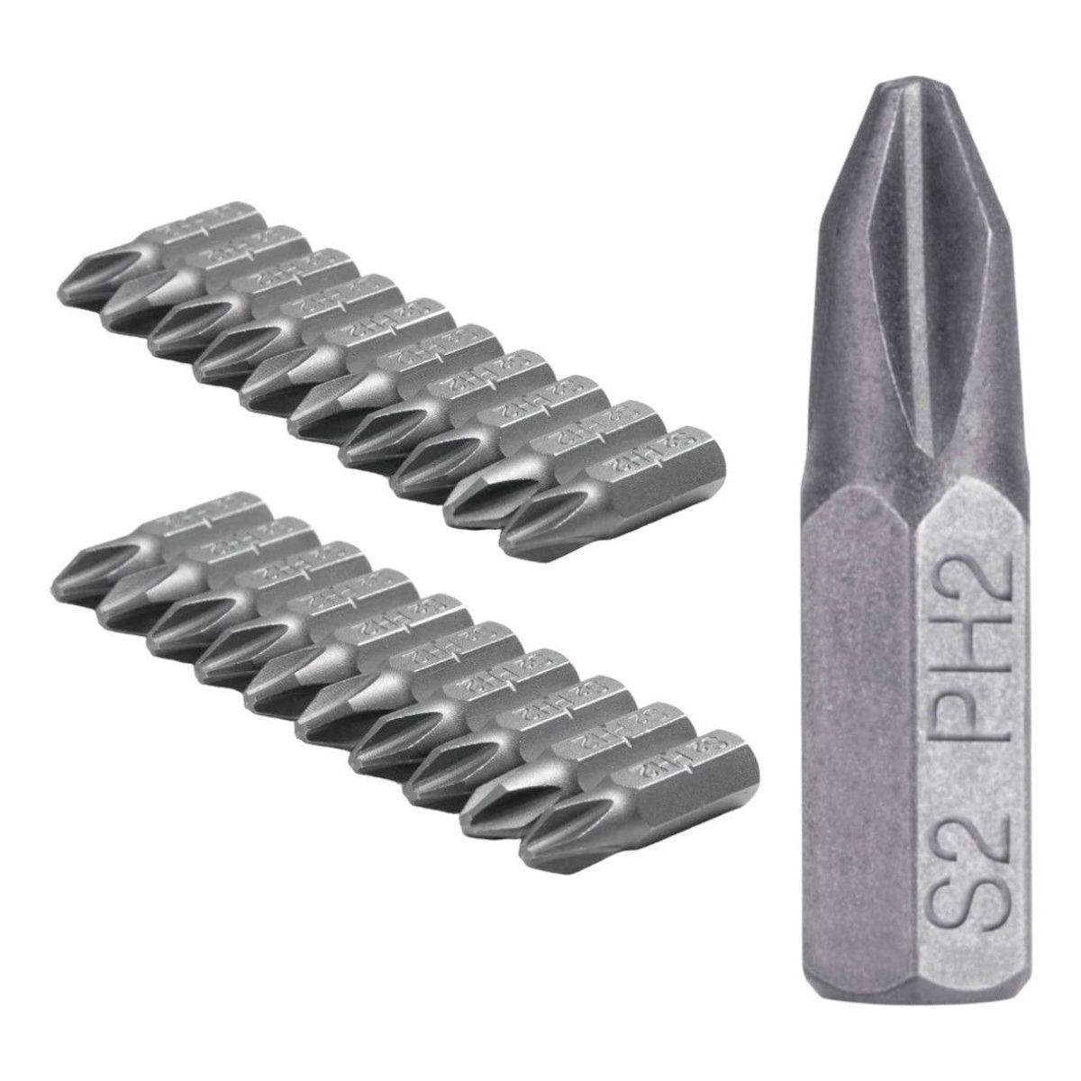 GENERICO - Juego de 40 Puntas Magnéticas de Destornillador de Impacto