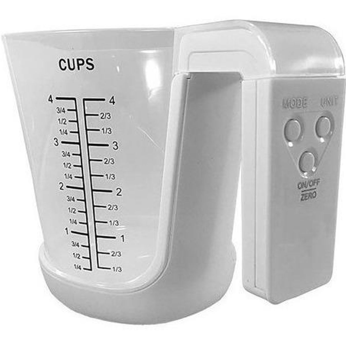 GENERICO - Balanza Digital de Cocina con Jarra Medidora y Pantalla LED