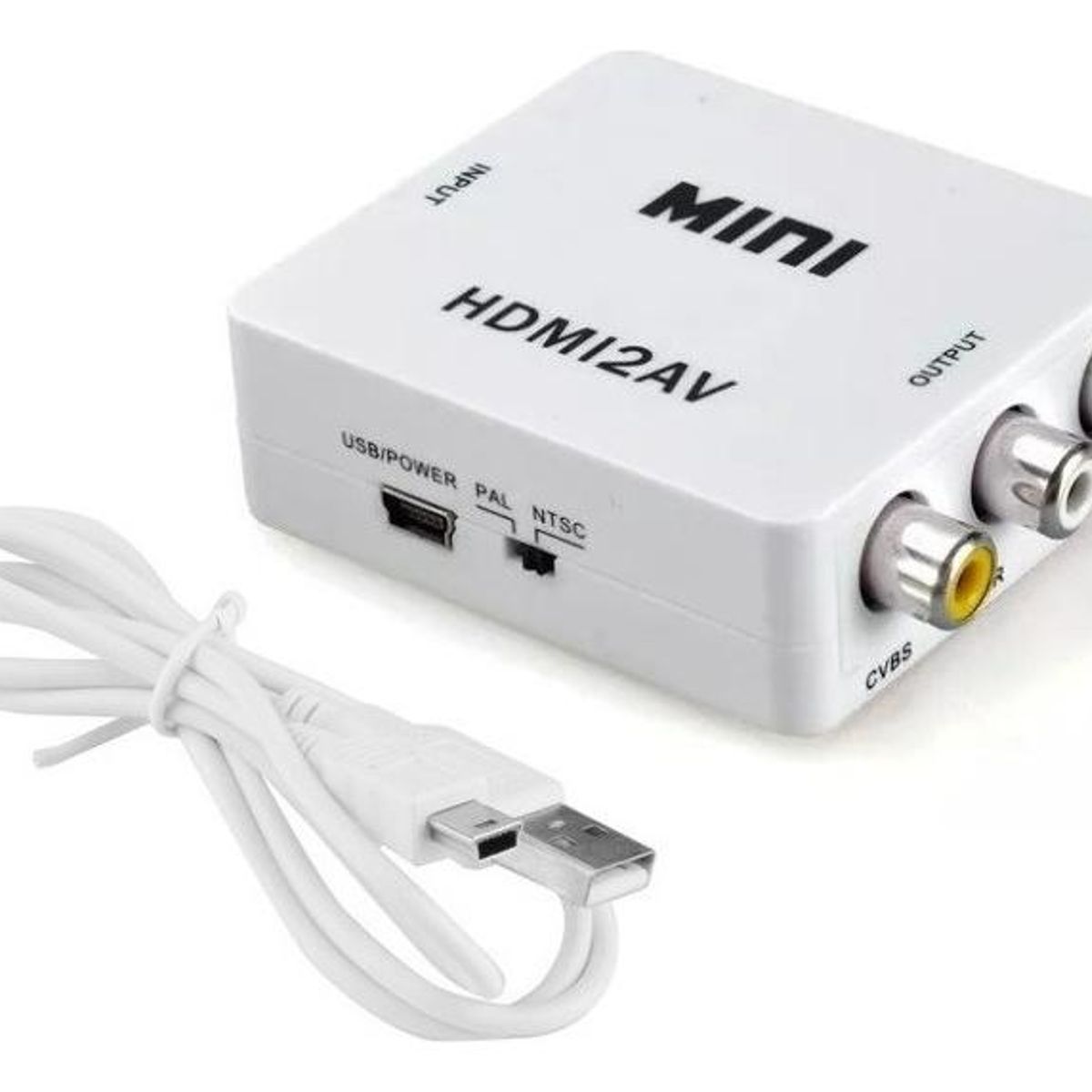 GENERICO - Adaptador HDMI a RCAAV con Cables Incluidos