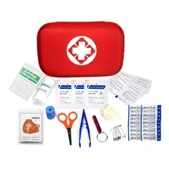 GENERICO - Botiquín de Primeros Auxilios Táctico Rojo con Accesorios