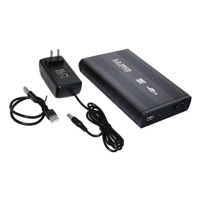 GENERICO - Cofre Case para Disco Duro SATA 35 USB 20 Portátil
