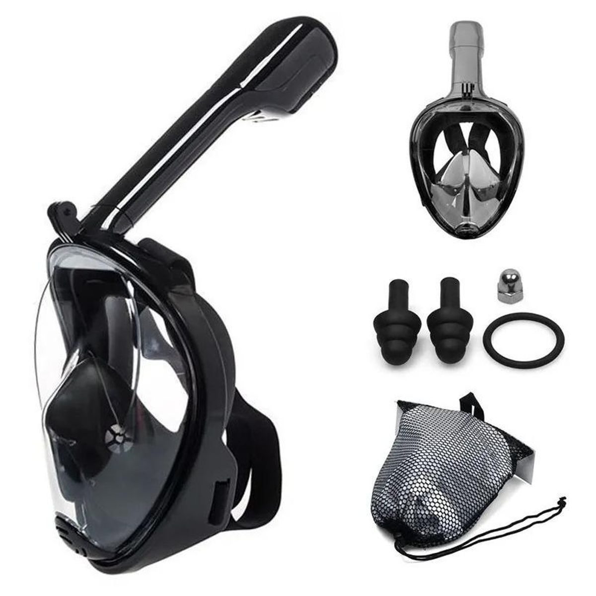 GENERICO - Máscara de Snorkel Full Face para Buceo 180°