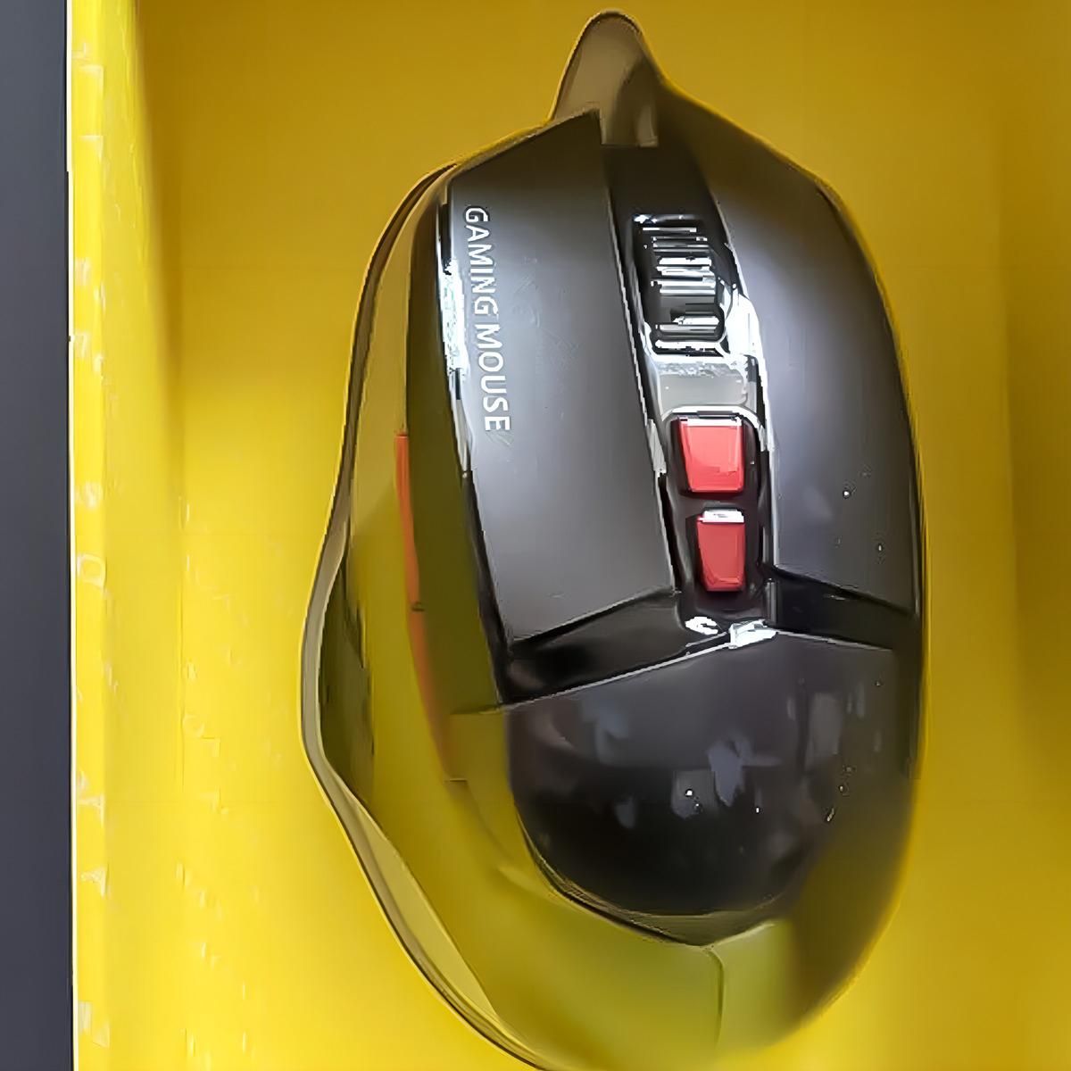 GENERICO - Mouse Gamer Ergonómico Aoas K80 con Luz LED y 3200 DPI