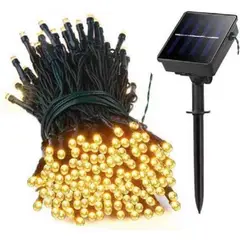 GENERICO - Guirnalda Solar de Luces LED Navideñas 21 metros