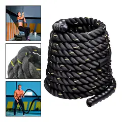 GENERICO - Cuerda Funcional para Crossfit 15m x 38cm - Resistente y Duradera