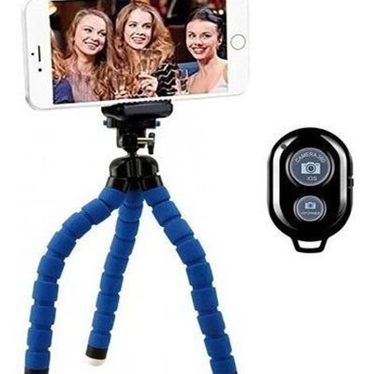 GENERICO - Mini Trípode Bluetooth ST04 de 27 cm con Control Remoto.