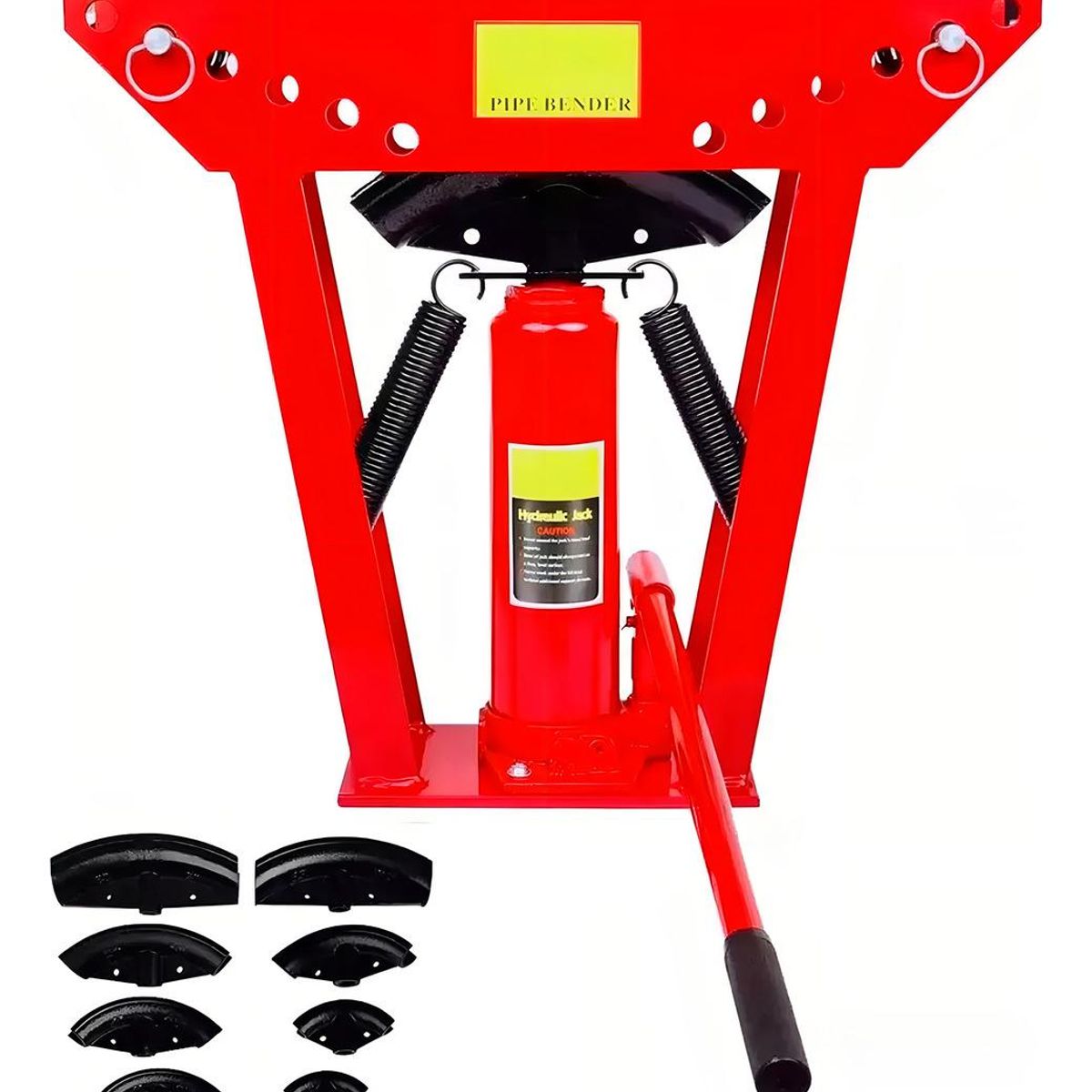 GENERICO - Dobladora Manual de Tubos 16 Toneladas con 6 Moldes