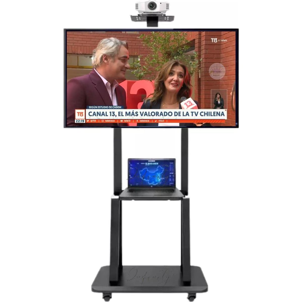GENERICO - Soporte Móvil para TV con Ruedas 32" a 70"