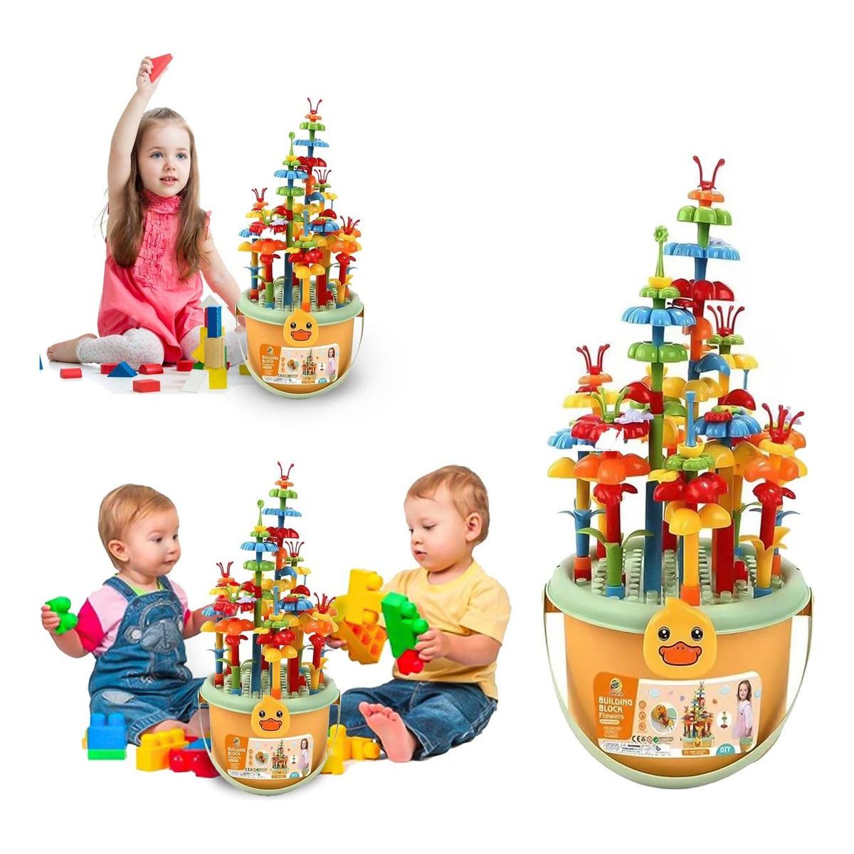 GENERICO - Juego Didáctico de Construcción con 142 Bloques para Niños