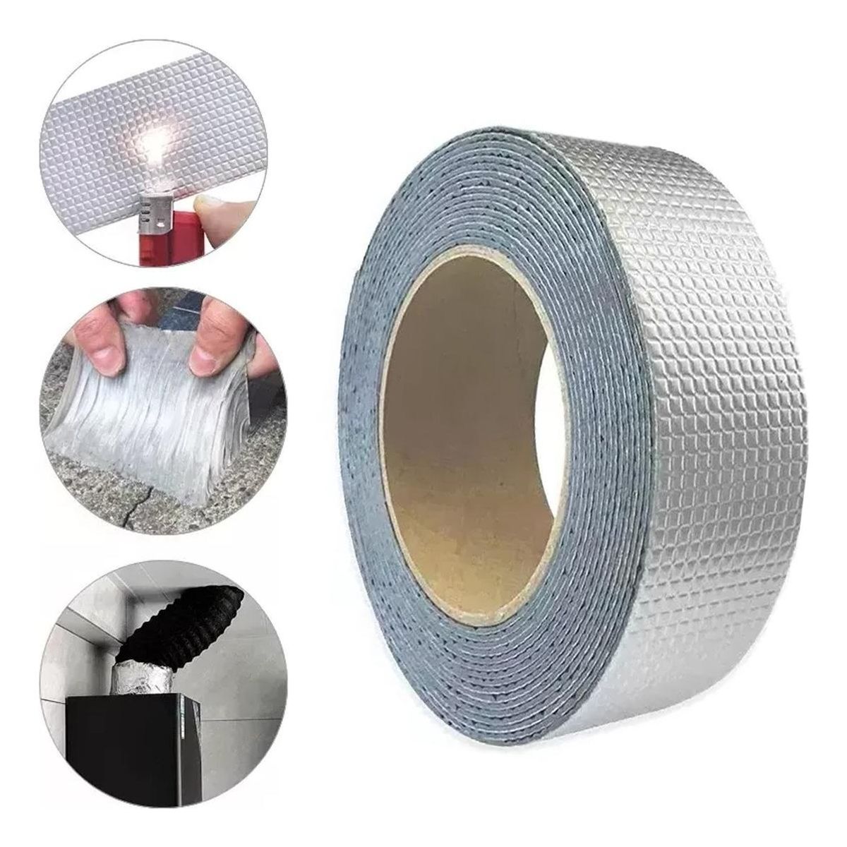 GENERICO - Cinta Adhesiva Impermeable de Caucho Butílico 10m x 5cm