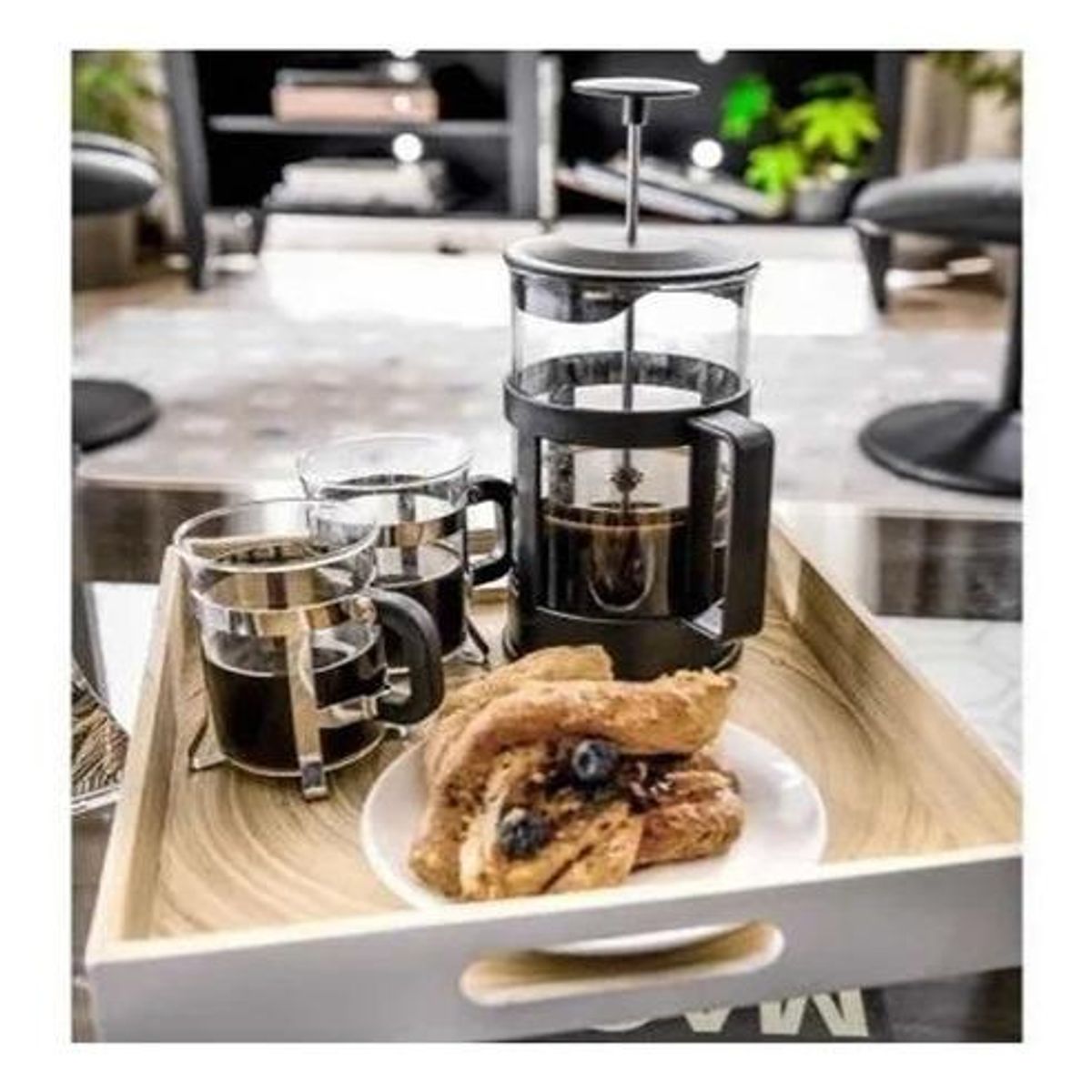 GENERICO - Cafetera Prensa Francesa 600ml Acero Inoxidable