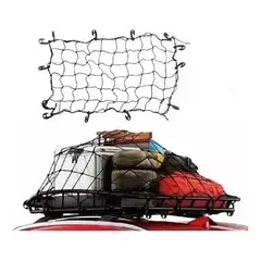 GENERICO - Malla Elástica Portaequipaje 90x150 cm para Vehículos