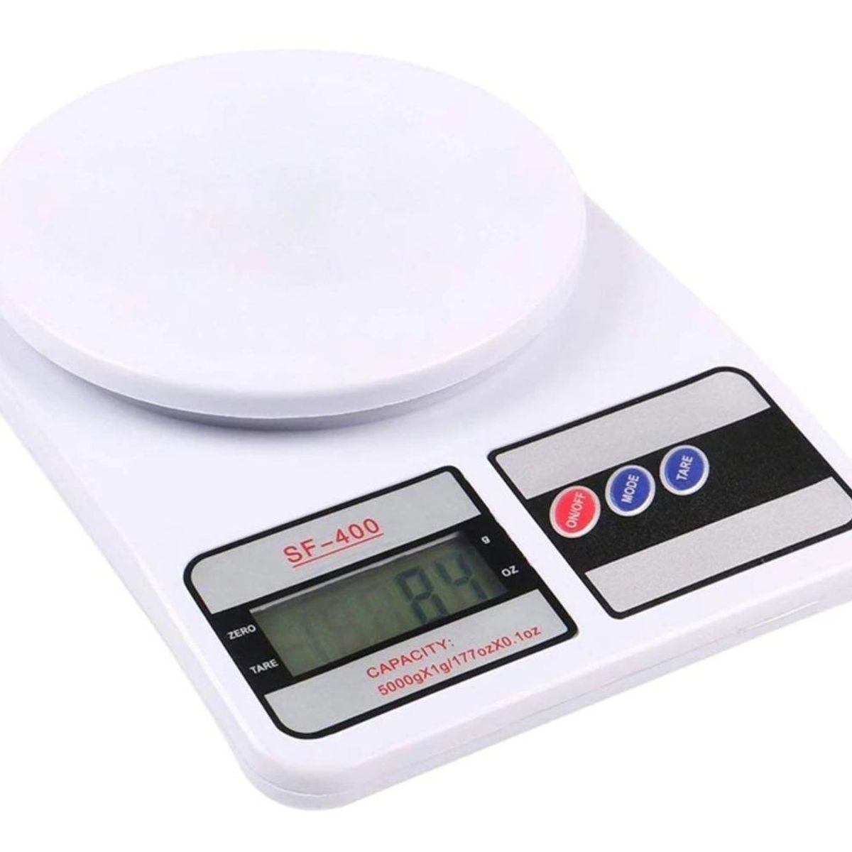 GENERICO - Balanza Digital de Cocina Precisa 1g - 7kg Color Blanco