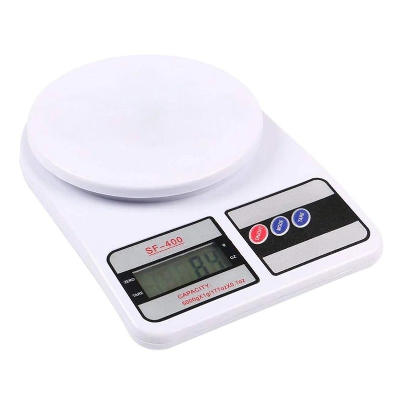 GENERICO - Balanza Digital de Cocina Precisa 1g - 7kg Color Blanco