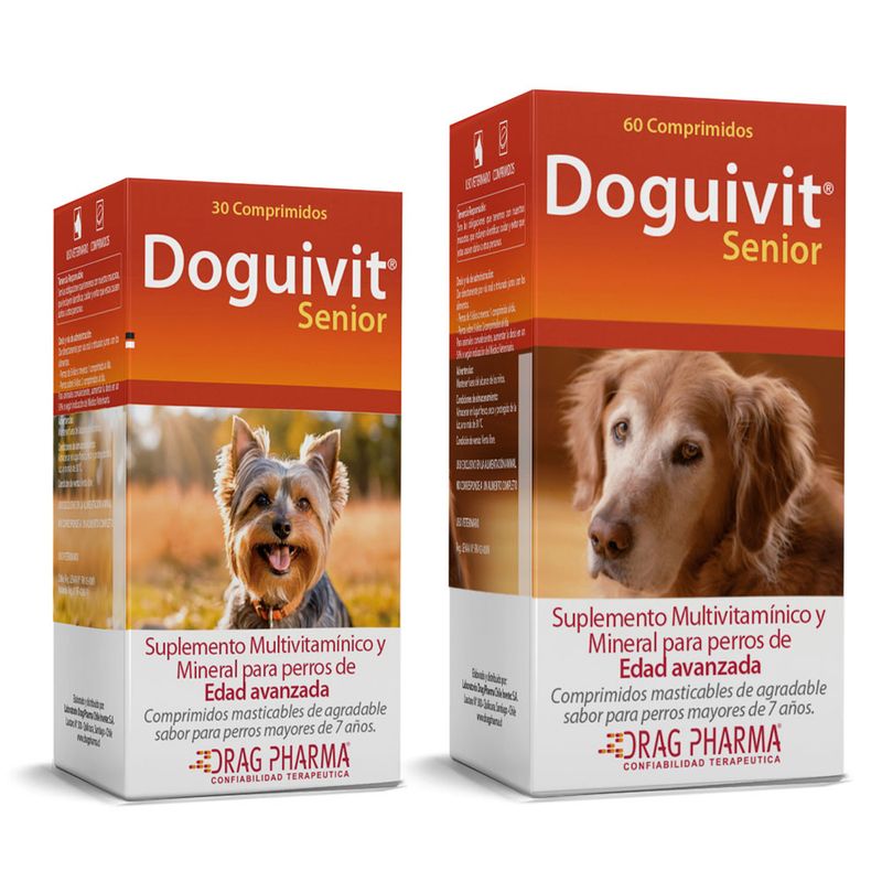 Dragpharma - Doguivit Senior Suplemento Mutivitaminico 60 Comprimidos