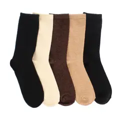 BATA - Calcetines Mujer 6Pack Crew Basicos Multicolor