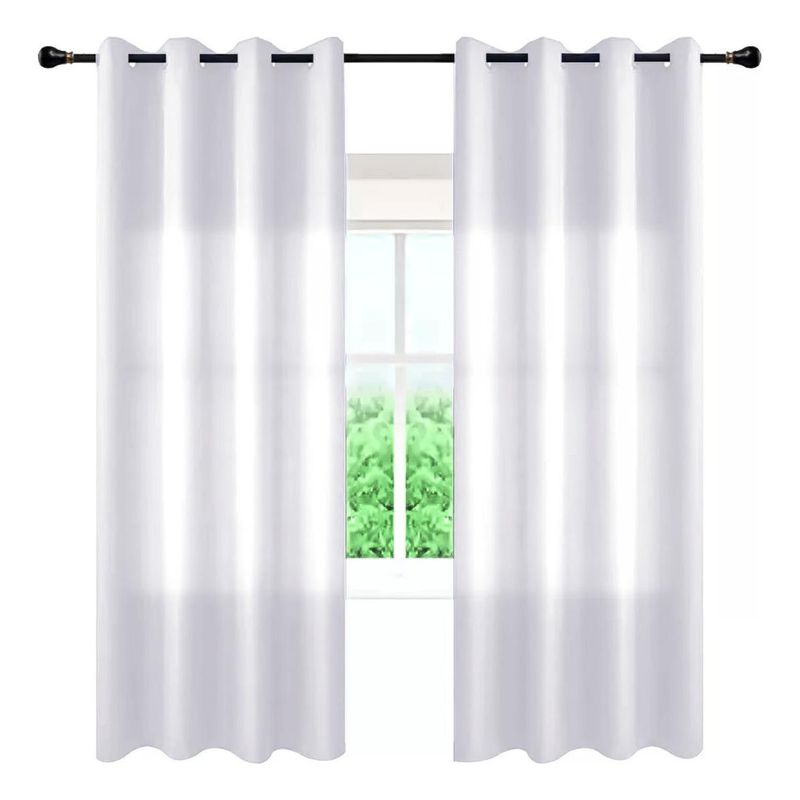 GENERICO - Cortinas Traslúcidas Doble Paño 140x220cm