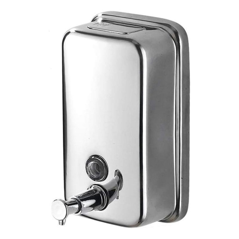 GENERICO - Dispensador de Jabón de Acero Inoxidable 800 ml para Pared