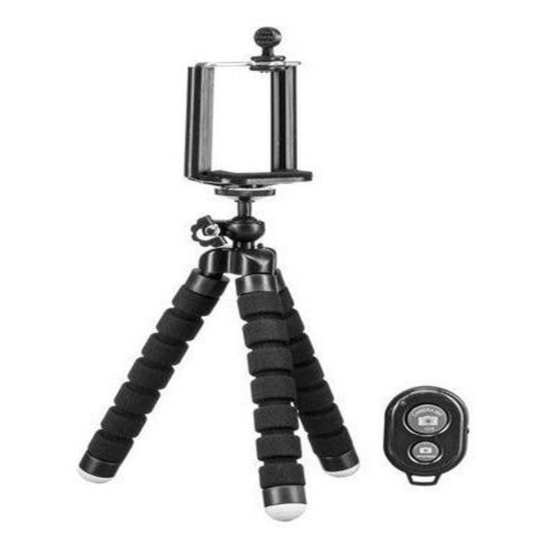 GENERICO - Mini Trípode Flexible para Celular con Control Bluetooth ST-03