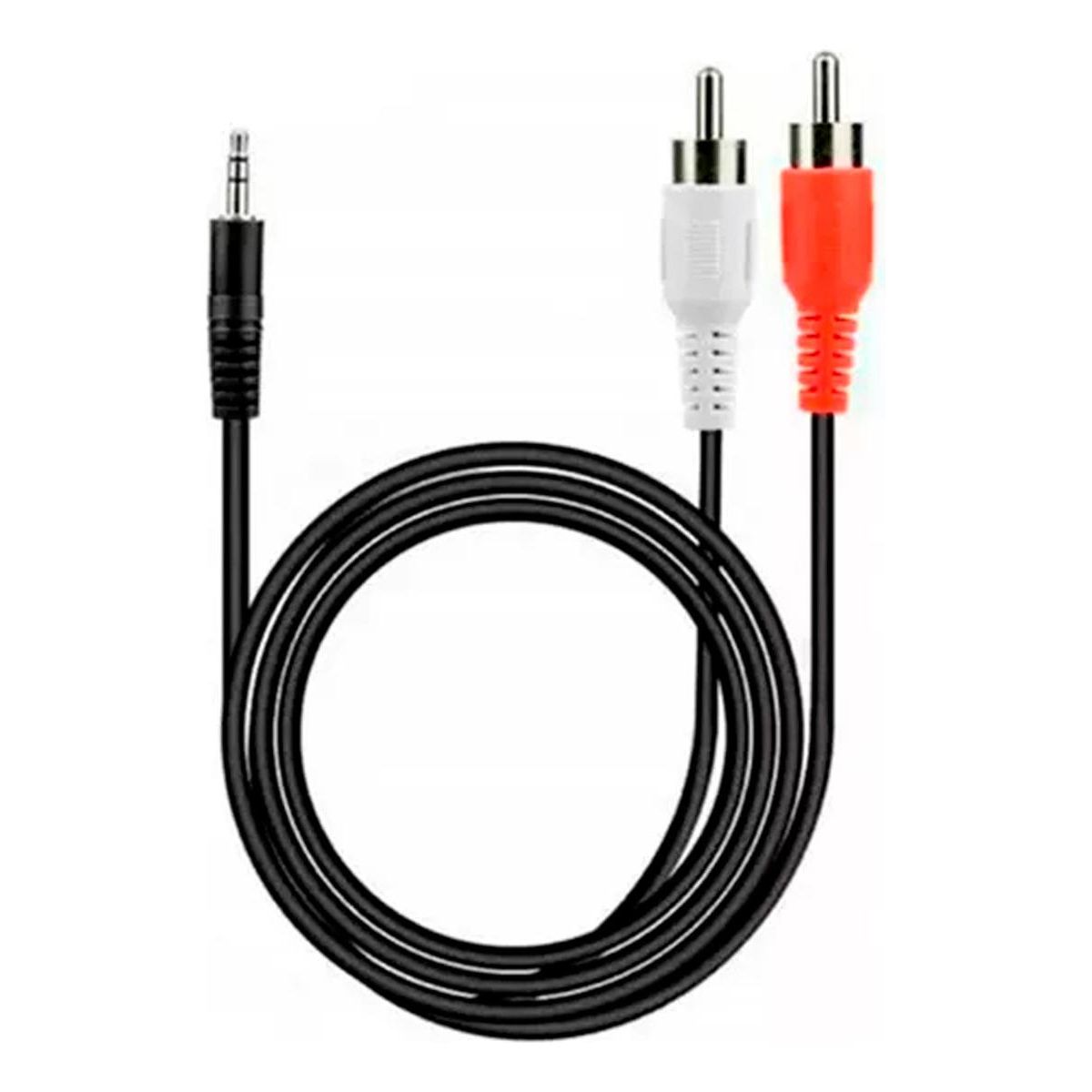 GENERICO - Cable RCA Audio 5 Metros Dual 35mm Macho a RCA