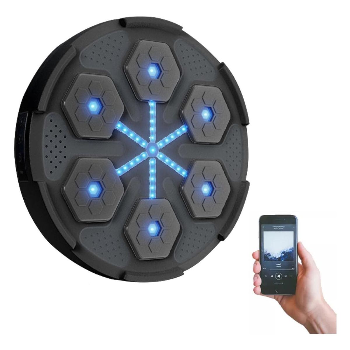 GENERICO - Máquina de Boxeo Musical con Bluetooth para Entrenamiento
