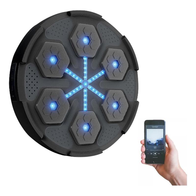 GENERICO - Máquina de Boxeo Musical con Bluetooth para Entrenamiento