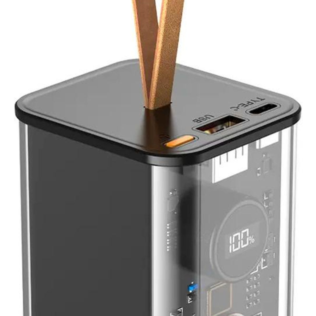 GENERICO - Batería Portátil de 20000mAh con Carga Rápida 65W