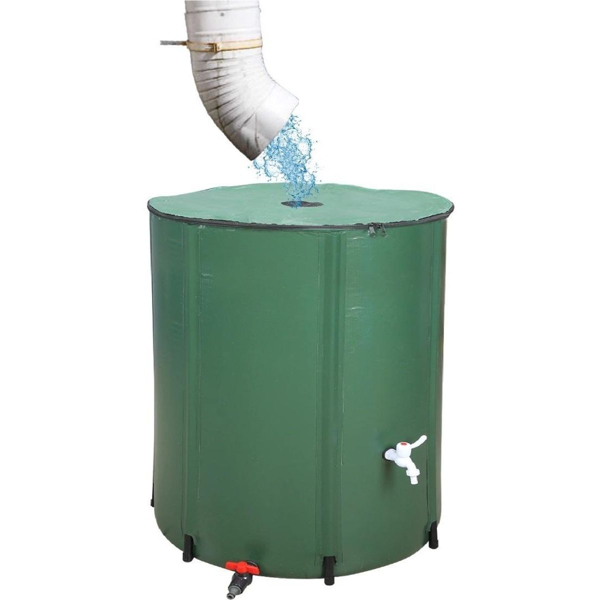 GENERICO - Estanque de Agua Plegable de 100 Litros en PVC de Alta Calidad