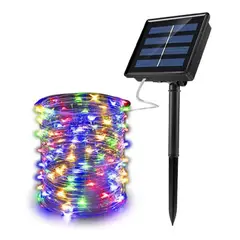 GENERICO - Guirnalda Solar de 100 Luces LED para Decoración Exterior 12m
