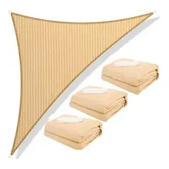 GENERICO - Toldo Vela Sombreador 3x3m de Poliéster Resistente al Sol