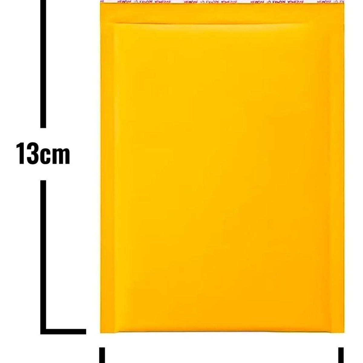 GENERICO - 100 Sobres Acolchados Burbujas Adhesivos 11x13cm Amarillo