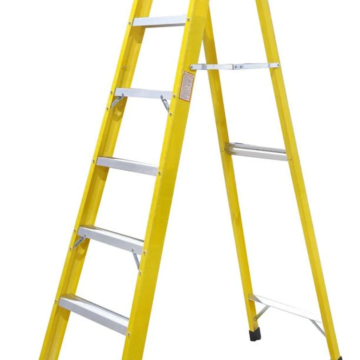 GENERICO - Escalera Profesional Tijera de Fibra de Vidrio 24m - 8 Escalones