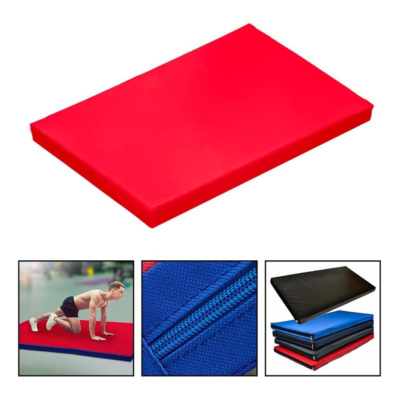 GENERICO - Colchoneta Deportiva de Ecocuero 120x60x5cm Ideal para Yoga