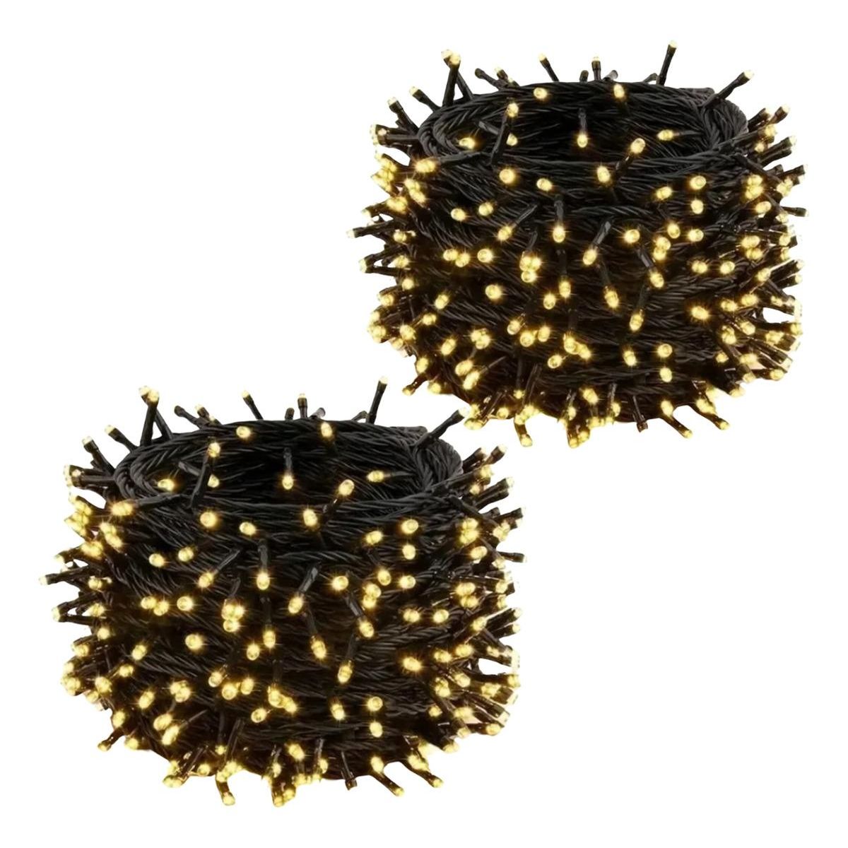 GENERICO - Guirnalda de Luces LED de Navidad con Música - Pack X2