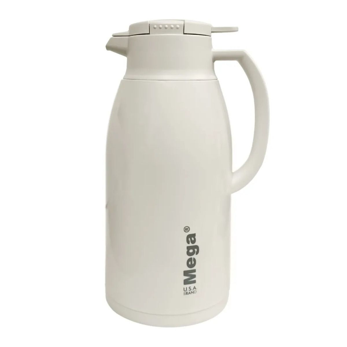 MEGA - Jarra Térmica Termo De Liquidos Mega 1.6 Litros Blanco