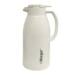 MEGA - Jarra Térmica Termo De Liquidos 1.6 Litros Blanco