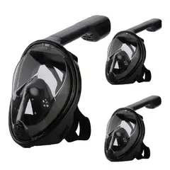 GENERICO - Máscara de Snorkel Full Face para Buceo con Lentes Amplios