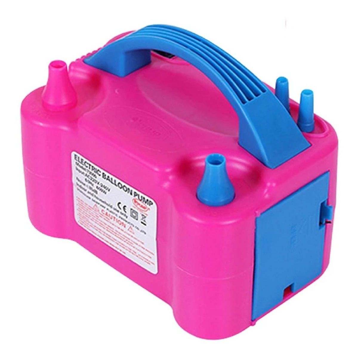 GENERICO - Inflador Eléctrico de Globos con Doble Boquilla y Encendido Permanente