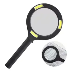 GENERICO - Lupa de Lectura LED 3X con Mango Ergonómico y 250 Lumens