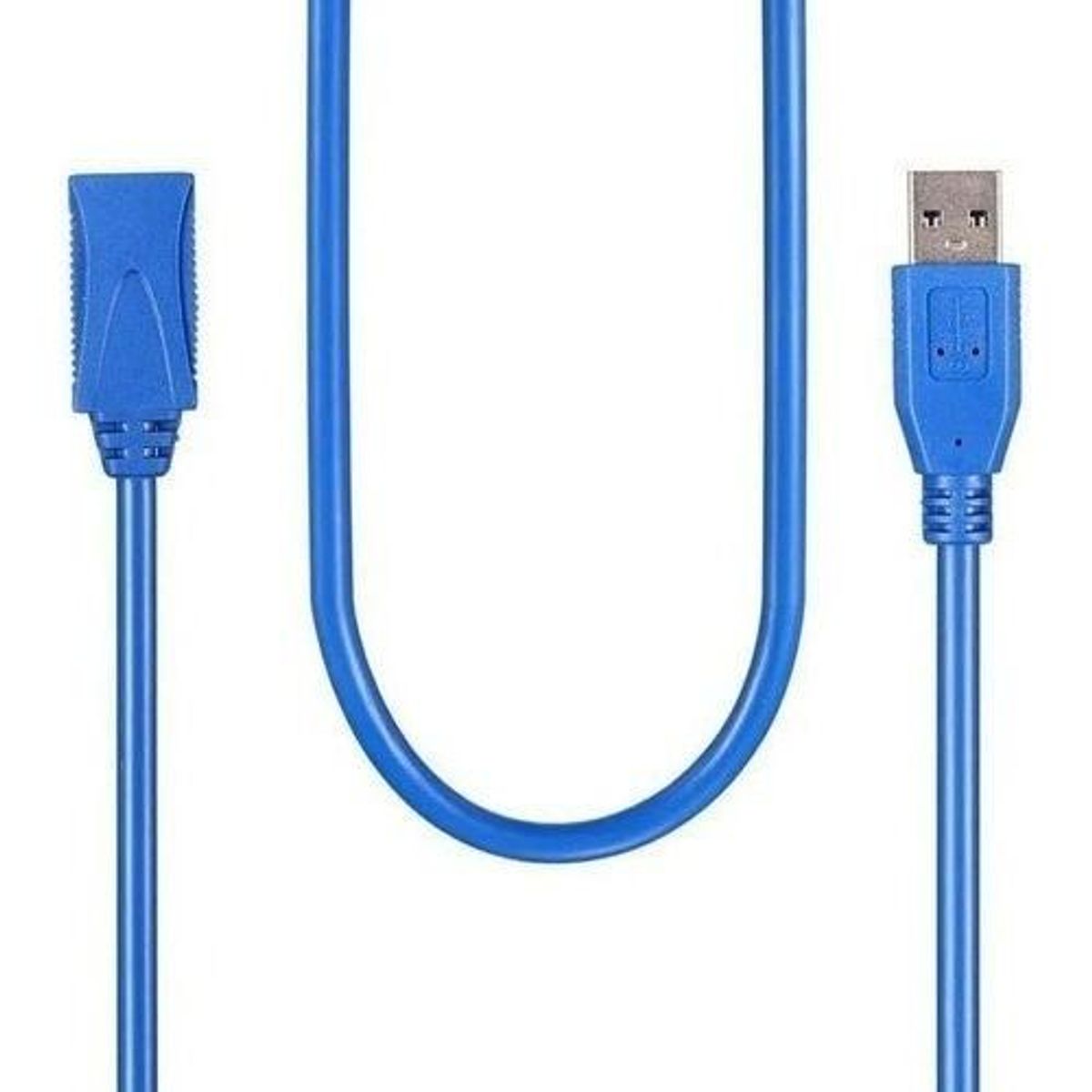 GENERICO - Cable USB Extensor 30 Macho a Hembra 1.5m Azul
