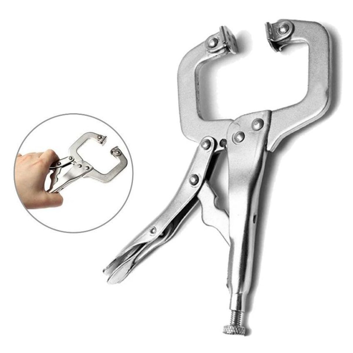 GENERICO - Alicate de Presión Tipo C de 11 Pulgadas - Prensa Rápida