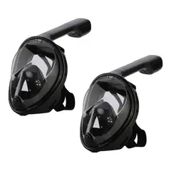 GENERICO - Máscara Snorkel Full Face para Buceo con Visión 180°