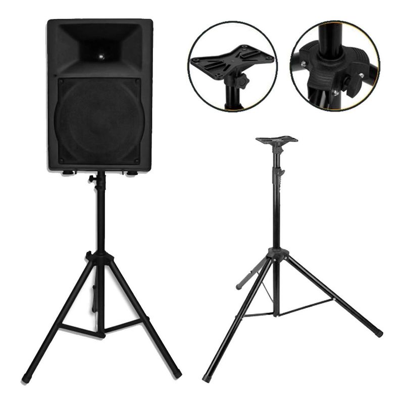 GENERICO - Atril Soporte de Parlante Tripode Metalico Regulable 180 cm