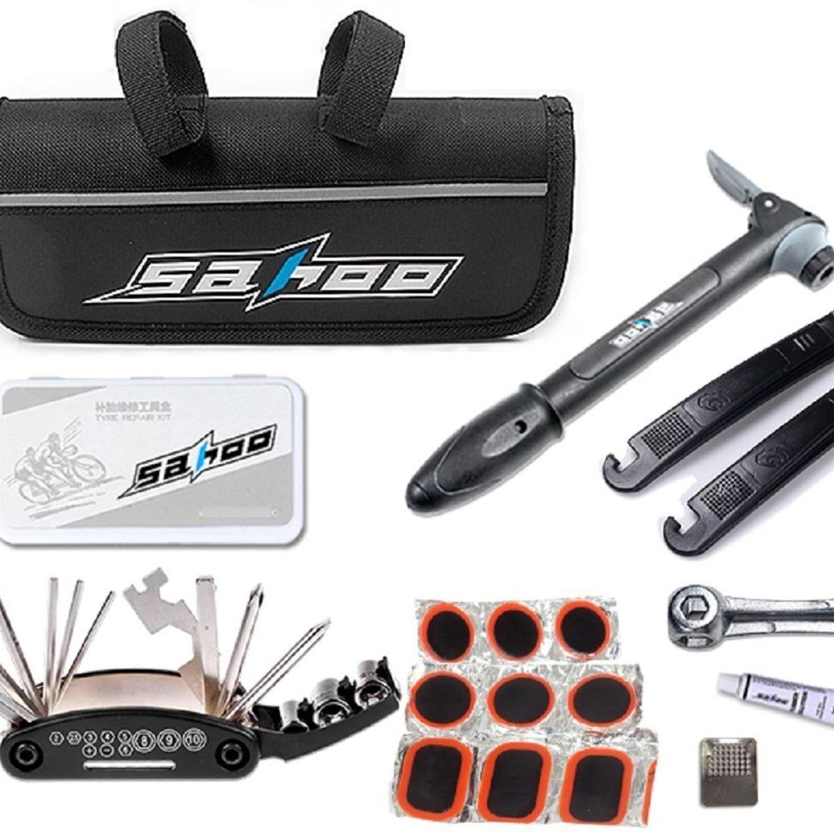 GENERICO - Kit Completo de Herramientas para Bicicletas - 16 en 1