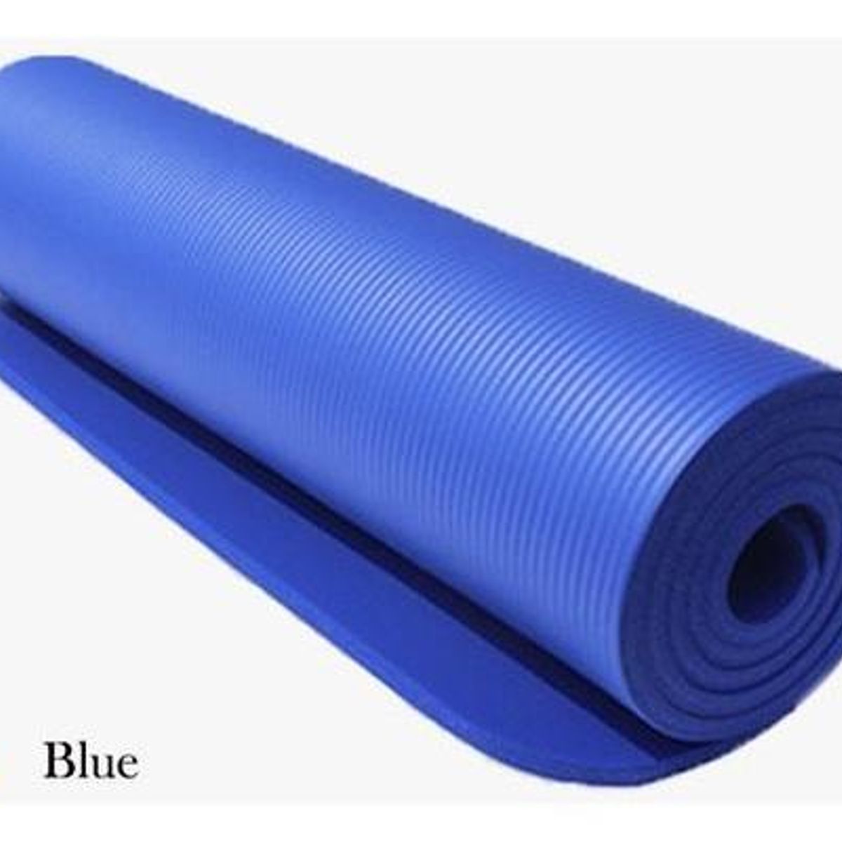 GENERICO - Mat de Yoga Extra Grueso 10mm Azul 180cm x 60cm